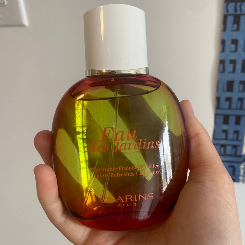 Clarins Eau des Jardins in Vibrant Red and Yellow